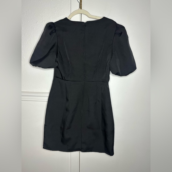 Black Dress with Bow Accents size M - Picture 2 of 7